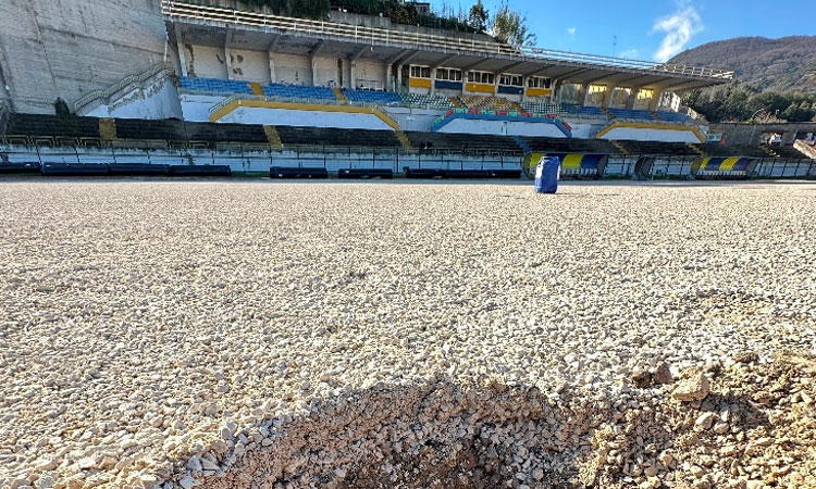 LND Impianti: collaudato il primo campo con sottofondo realizzato con inerte riciclato