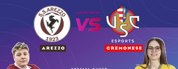 LND eSport Live: questa sera il big match tra Arezzo e Cremonese