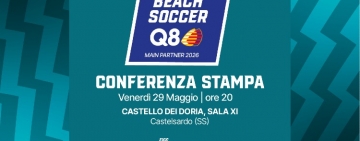 Campionato Beach Soccer 2026: venerdì 29 la presentazione ufficiale della prima tappa